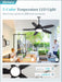 42 Inch Waterproof Outdoor Ceiling Fan Illuminated