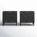 Carreiro 32"W Woven Transitional 2-Door Accent Cabinet (Set of 2)
