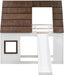 Twin Size Montessori Wooden Playhouse BunkBed Slide