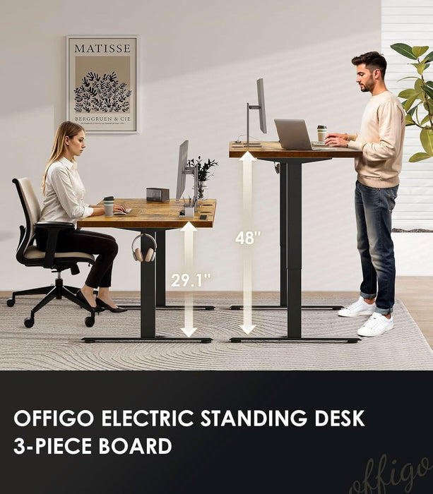 Electric Standing Desk 71 Inch Height Adjustability