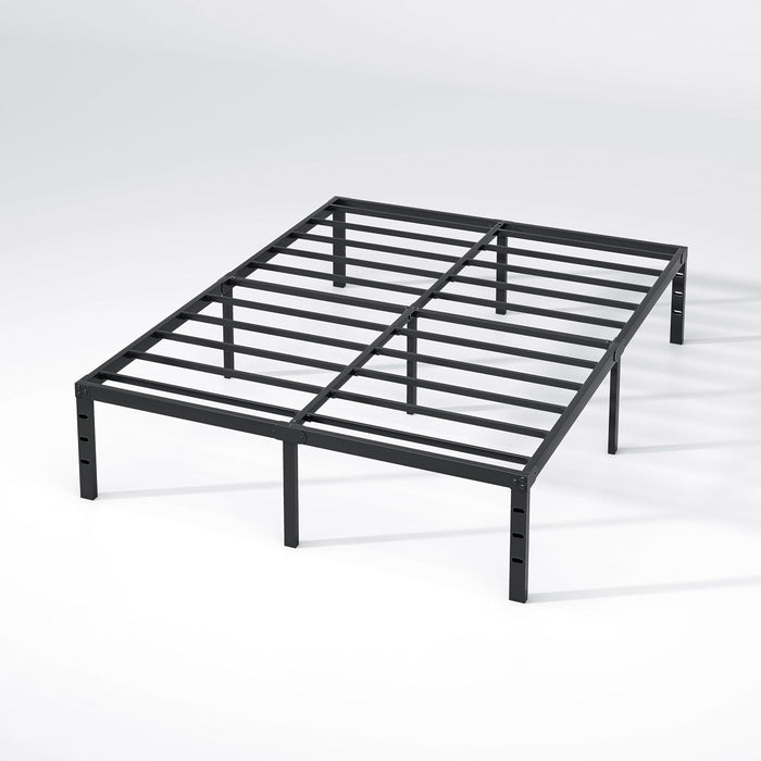 Metal Bed Frame,Queen Size Bed Frame with Storage Space,14 Inch