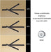 Black 3-Light Solid Wood Linear Pendant Chandelier