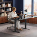 47 X 24 Inch Electric Standing Desk with Power Outlets and USB-C Port, Height Adjustable Desk, Sit Stand Desk for Home Office, Computer & Gaming Desk with 4 Presets, Stable Steel Frame, Black