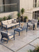 7 Seats HDPE Patio Conversation Sets, Outdoor Patio Furniture Set