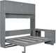 Queen Size Murphy Bed WithIntegratedStorageCabinets