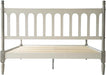 Queen Size Bed Frame, Solid Wood Platform Bed with Headboard & Footboard, Central Metal Legs, 12 Sturdy Slatted Base, Anti-Noise & Slip-Free, No Box Spring Needed, Weathered Gray Oak Finish WCQ-34
