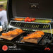 1-Burner Portable Gas Grill with Locking Lid, 11,000 BTU Stainless Steel Burner, Foldable Legs, Small Propane Grill for Outdoor Cooking, Camping, Bbqs, Patios, and Gardens - 820-0065C