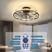 Caged Ceiling Fan with Lights Remote Control, 6 Speeds 3 Color Farmhouse Industrial Ceiling Fan with Light for Kitchen Bedroom Living Room