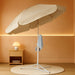 Shade Umbrella, Premium Portable Umbrella with Stand, 6.5Ft Lightweight Free Standing Canopy for Sporting Games, Adjustable Instant Sun Protection and Easy to Carry, Beige