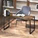 Mission 48-Inch Home Office Computer Desk, Rustic Brown
