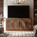 67IN Walnut Fluted Sideboard Buffet Cabinet with Storage