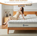 Queen Hybrid Mattress Medium-Firm, 10", CertiPUR-US Certified