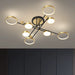 Modern Pendant Light LED Nordic Lamp Gold Black Hanging Chandelier Ceiling Lights Dimming Remote Control Lighting Fixture