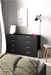 Black 8-Drawer Dresser for Bedroom