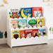White Three Tier Montessori Bookshelf NurseryPlayroom