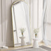 30"X71" Arched Full Length Mirror, Gold Large Floor Mirror with Aluminum Alloy Frame, Standing Hanging or Leaning Wall-Mounted Full Body Mirror for Living Room and Bedroom