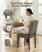 Upholstered Dining Chairs Set of 4 with Thickened Seat Cushion