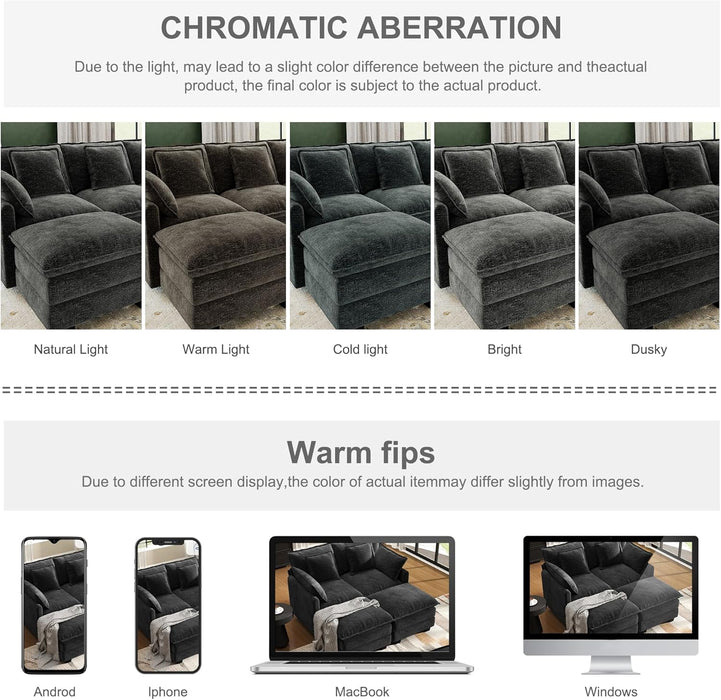 58 Inch Black Cloudlike Loveseat Removable Pillows