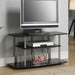 Designs2Go No Tools 46 Inch 3 Tier Wide TV Stand, Black