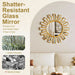 Sunburst Mirror Gold TwentyFourInchDiameter Wall Decor