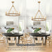 Gold Wagon Wheel Chandelier Farmhouse Ceiling Fixture