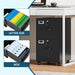 2 Drawer File Cabinet with Lock, Vertical Metal Filing Cabinets for Home Office, Lockable Storage File Cabinets under Desk, A4/Letter File Folders(Black)-Assembly Required