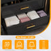 Metal Dresser Black Tall Dresser for Bedroom, 53.54" H 5 Drawers Dresser, Closet Dressers & Chests of Drawers for Hallway