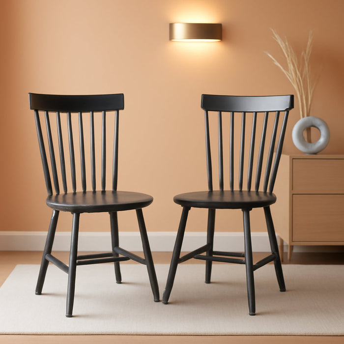 Parker Parkse Side Chair, 0, Charcoal Grey