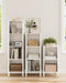 White Industrial Strength Bookshelf With Open Shelves