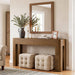 Console Table with 2 Drawers for Entryway, 63 Inches Narrow Long Sofa Table behind Couch with Storage, Farmhouse Accent Entrance Piece for Entry, Living Room, Hallway