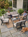 7 Seats HDPE Patio Conversation Sets, Outdoor Patio Furniture Set