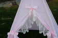 Pinkalicious Lace Teepee, Kids Teepee, Tipi, Play Tent, Wigwam or Playhouse with Extra Long Ruffle