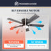 Classic 52-inch Matte Ceiling Fan Integrated Lighting