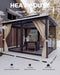 10' X 14' Heavy Duty Hardtop Gazebo for All Weather, Galvanized Steel Double Roof Canopy with Netting & Curtains – Ideal for Patio, Backyard, Deck & Lawn Gatherings