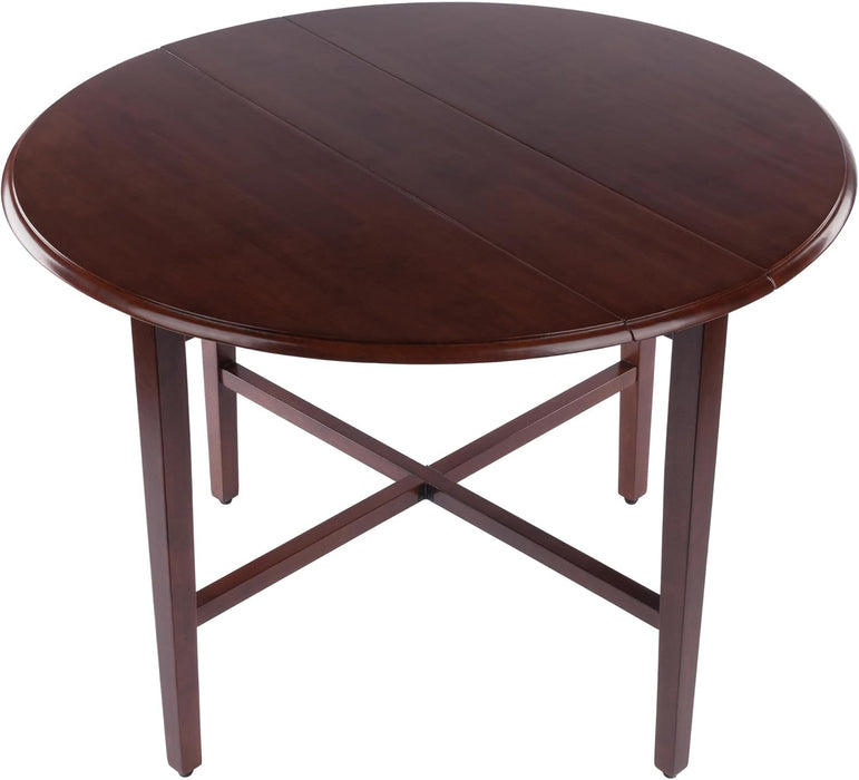 Expandable Collapsible Double Leaf Dining Table Compact