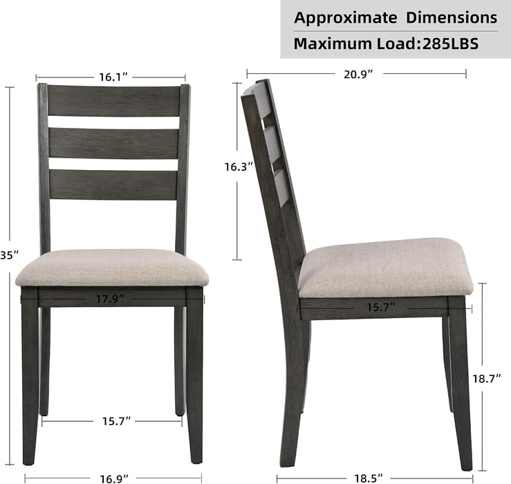 Wooden Dining Chairs Set of 4