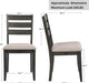 Wooden Dining Chairs Set of 4