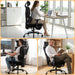 Ergonomic Office Chair with Footrest, 90-160° Reclining Mesh Desk Chair, 3D Armrest & 2D Headrest & Comfortable Lumbar Support, High Back Mesh Computer Chair for Home Office Long Hours, Tilt Lock