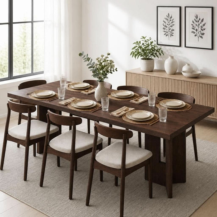 78" Dining Table for 6-8, Kitchen Table for Dining Room