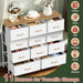 Dresser for Bedroom with 11 Storage Drawers, Tall Chests of Drawers
