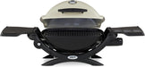 Q1200 Liquid Propane Portable Gas Grill for Travel and Camping, 1 Burner, Titanium