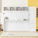 Queen Murphy Wall Bed With Integrated ClosetDrawers