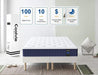 Twin XL Mattress, 10 Inch Twin XL Size Hybrid Mattress, Individual Pocket Springs with Memory Foam, Bed in a Box, Cooler Sleep with Pressure Relief and Support