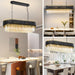 Elegant Black Gold Crystal Chandelier ThirtyThreeInch