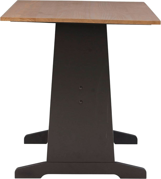 Black and Pecan Breakfast Dining Set Ardmore Nook