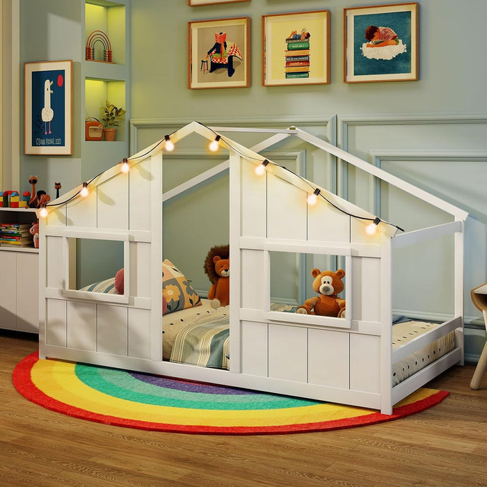 Montessori Twin House Bed With Ambient Illumination