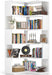Corner Book Shelf - 6 Tier Corner Bookshelf Etagere Bookcase with Baffle, Freestanding L Shaped Display Shelf Stand for Home Office, Living Room, Bedroom, Kitchen, White