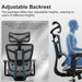 Ergonomic Office Chair, High Back Mesh Home Office Desk Chair with Adjustable Backrest & Lumbar & Wide Cushion, Big Tall Computer Task Chair with Adjustable Armrests & 90°-135° Tlit