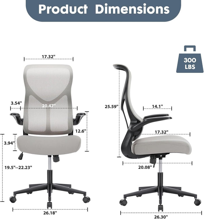 Executive Home Office Chair, Ergonomic Computer Desk Chair, Mesh