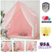 Delightful Indoor & Outdoor Playhouse Tent - Large Pink Kids Castle 52" X 60"